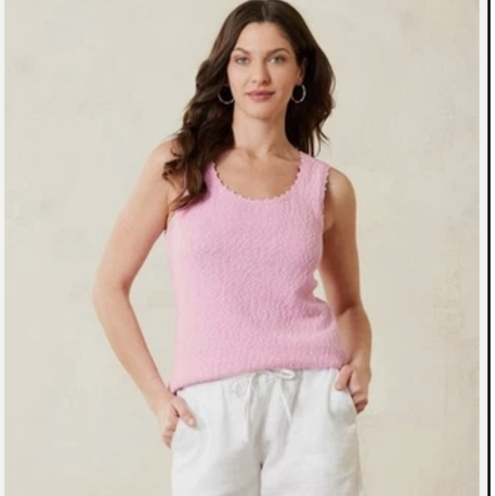 Tommy Bahama Waters Edge Scoop Tank Top - Size S/P- Like New